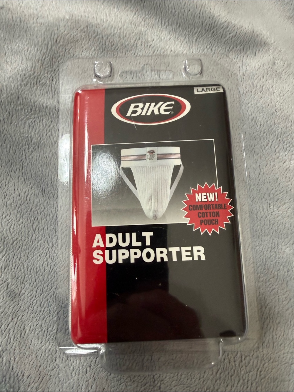 Bike Classic White 3” Waistband Jockstrap Size L NWT